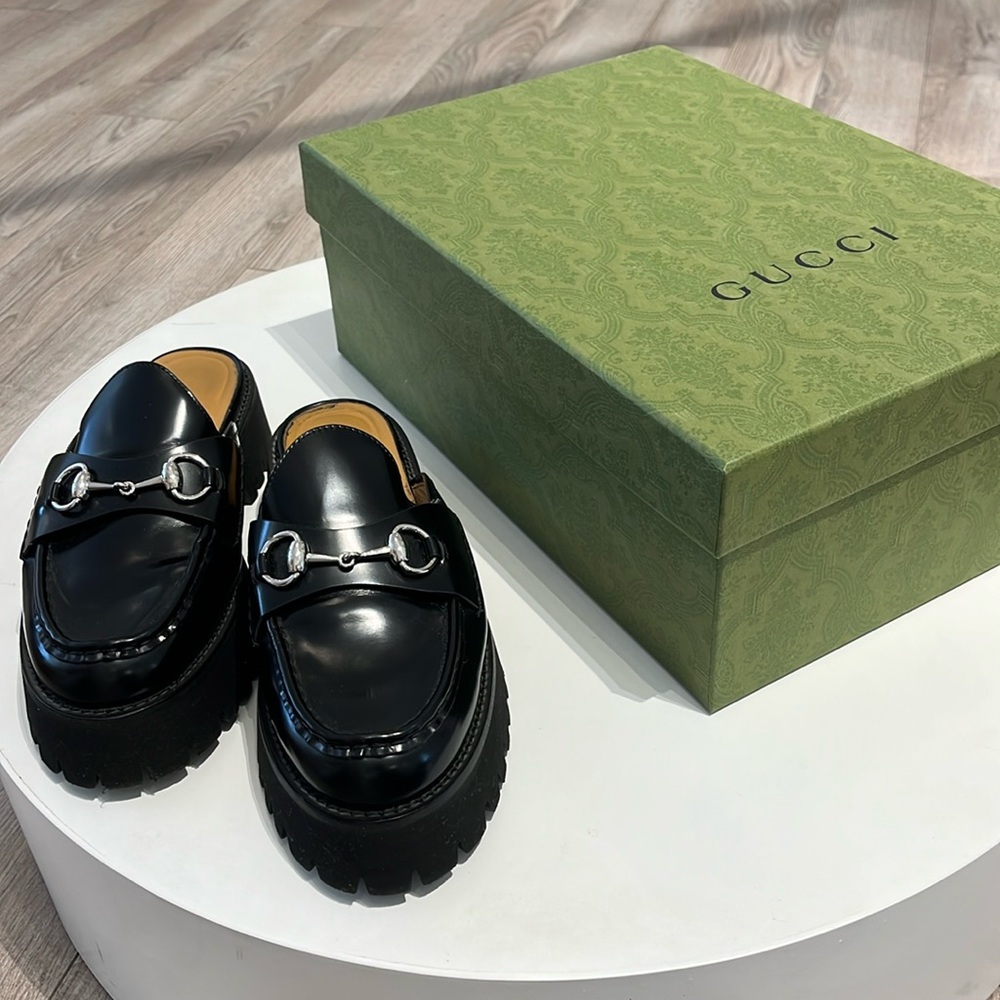 Authentic Gucci Horsebit Loafer Mules